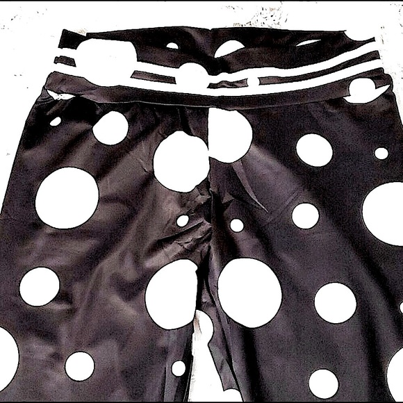 🆕I HAVE #2 SMALLS LEFT THESE SUPER SILKY&SPANDEX RUCHED BOTTOM POLKA DOT LEGGIN - Picture 7 of 8
